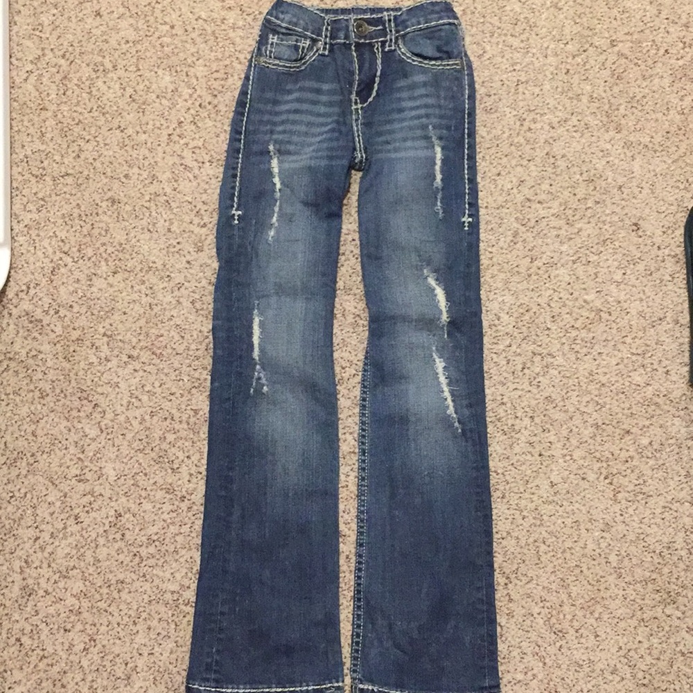 Girls cowgirl Tuff Icing Jeans size 9